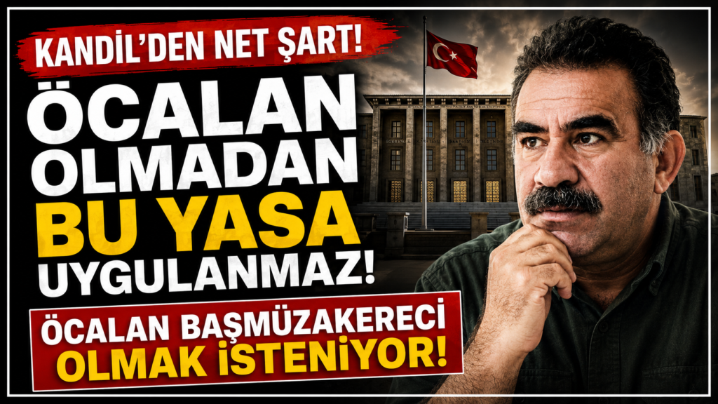 Kandil’den Hükümete : Öcalan Olmadan Bu Yasa İşlemez
