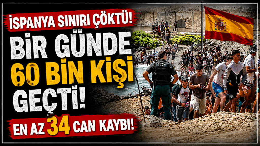 İspanya sınırı çöktü