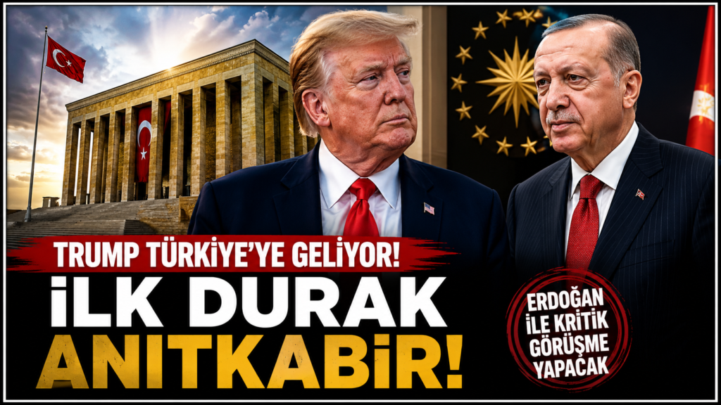 Trump Programına Anıtkabir Ziyaretiyle Başlayacak
