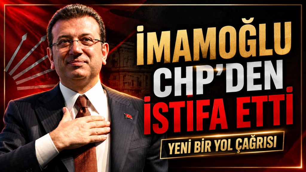 Ekrem İmamoğlu CHP’den istifa etti