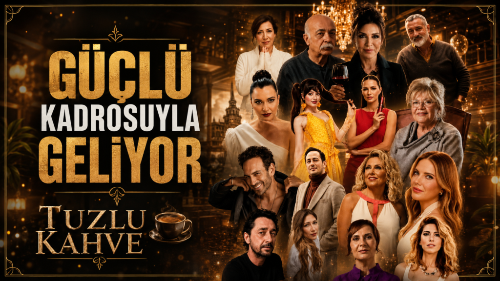 Yıldızlar ”Tuzlu Kahve”de buluştu