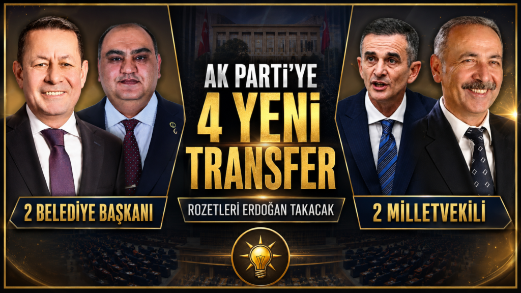 AK Parti’ye 4 yeni transfer