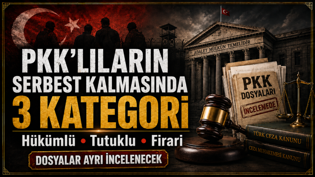 PKK’lıların serbest kalmasında 3 şart