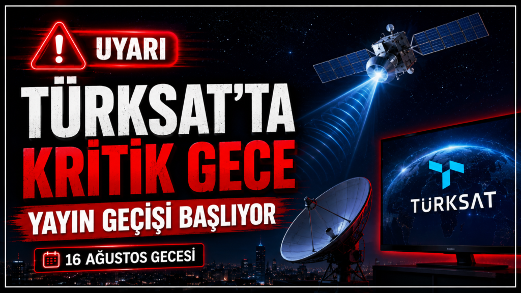 Televizyon İzleyenler Dikkat: Türksat’ta Geçiş Gecesi