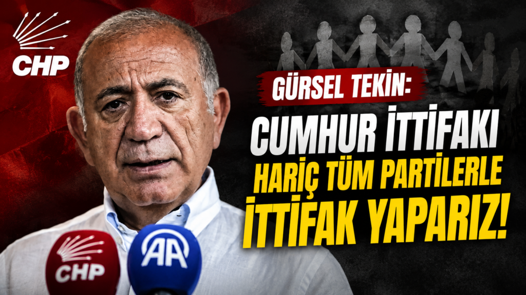 Tekin: Tüm partilerle ittifaka açığız