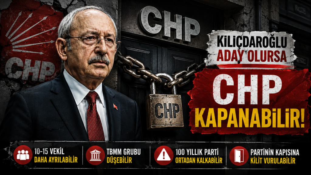 Kılıçdaroğlu aday olursa CHP kapanabilir