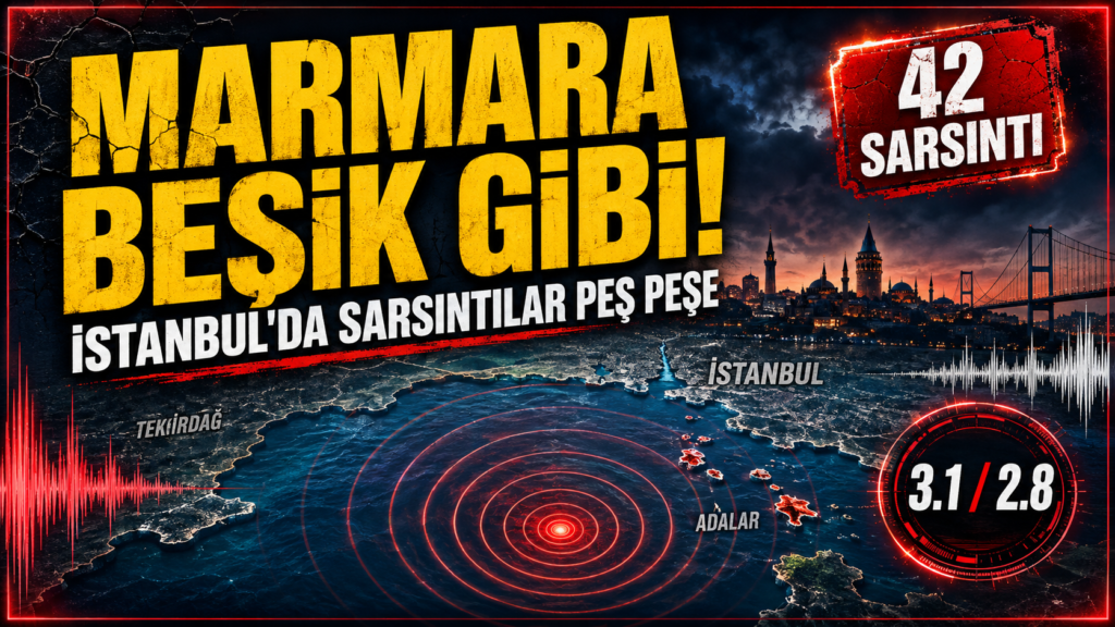 İstanbul’da deprem hareketliliği: 42 sarsıntı