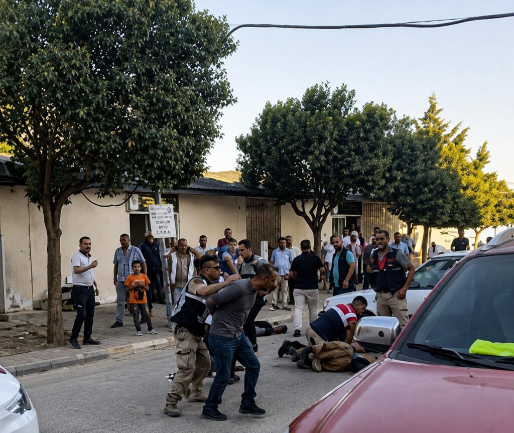Hastane bahçesinde infaz