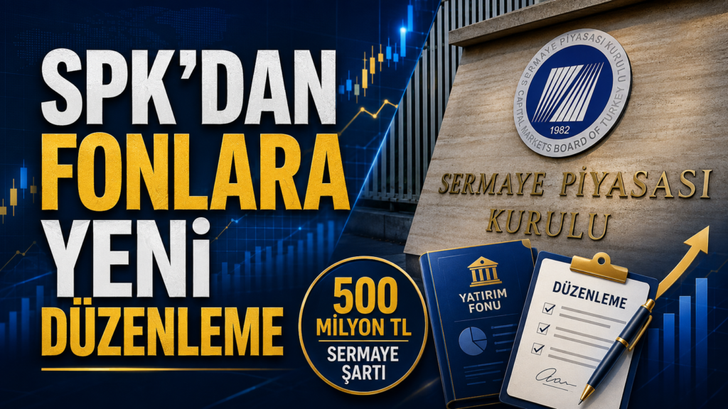 SPK’dan yatırım fonlarına düzenleme