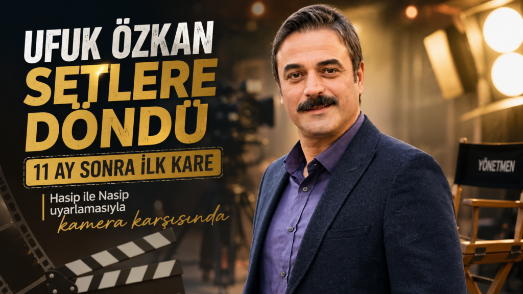 Ufuk Özkan setlere geri döndü