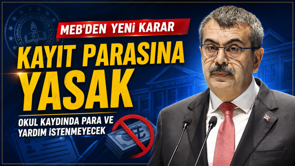 Bakan Tekin: Okullarda kayıt parası istenemez