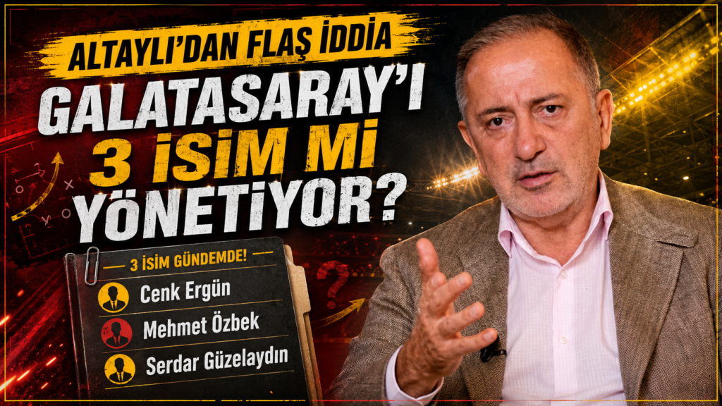 Altaylı Galatasaray’ı üç isim yönetiyor