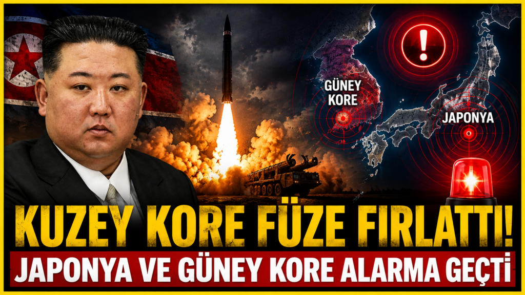 Kuzey Kore Japonya ve Güney Kore’yi alarma geçirdi