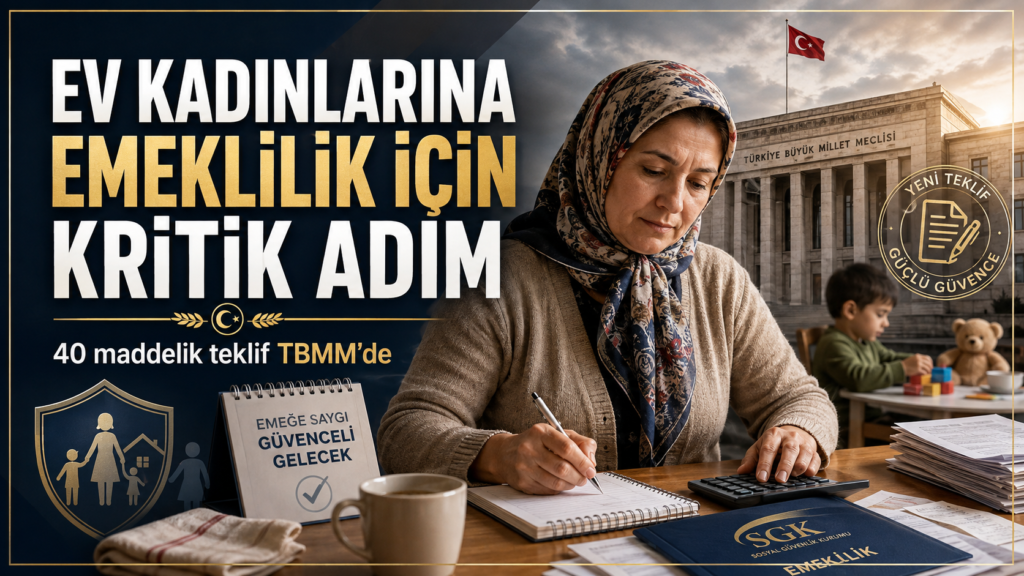 Ev Kadınlarına emeklilik hakkı