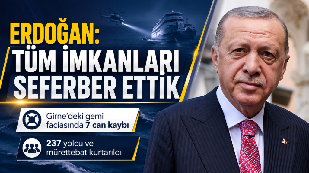 Erdoğan: Türkiye’yi seferber ettik