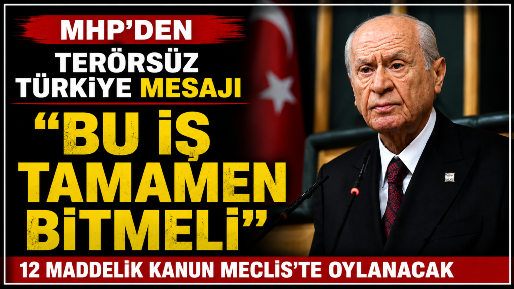 MHP: Bu iş küllenmeden bitmeli