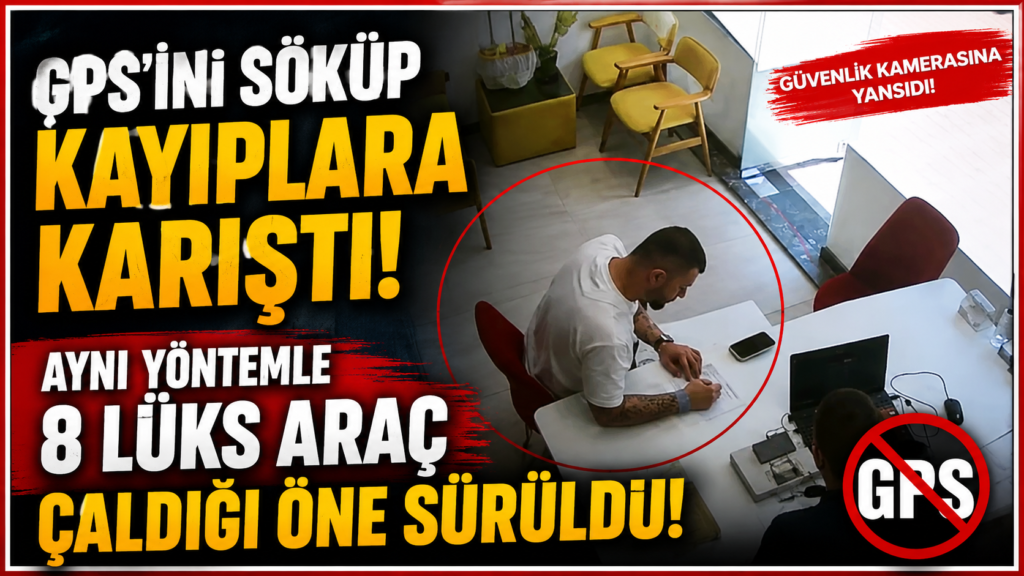 Aynı sistemle 8 araba çaldı