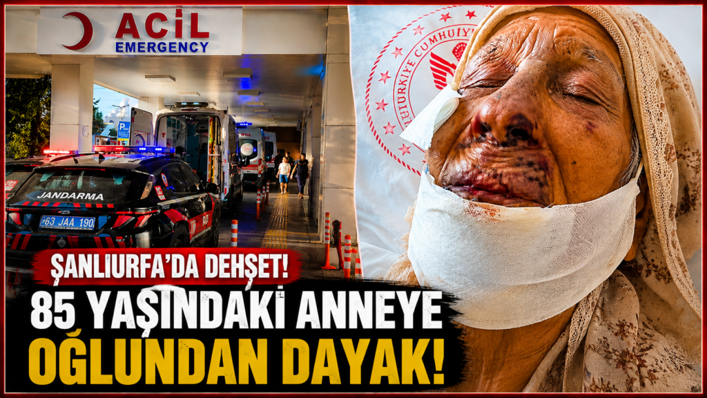 85 Yaşındaki Annesine Dehşeti Yaşattı