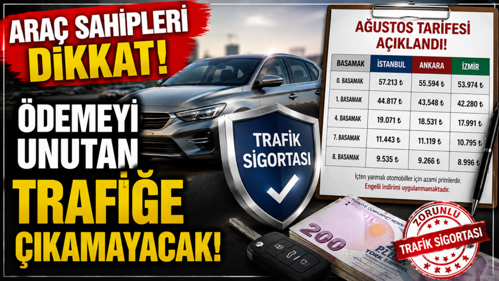 Araç sahipleri dikkat 31 TEMMUZ  son gün