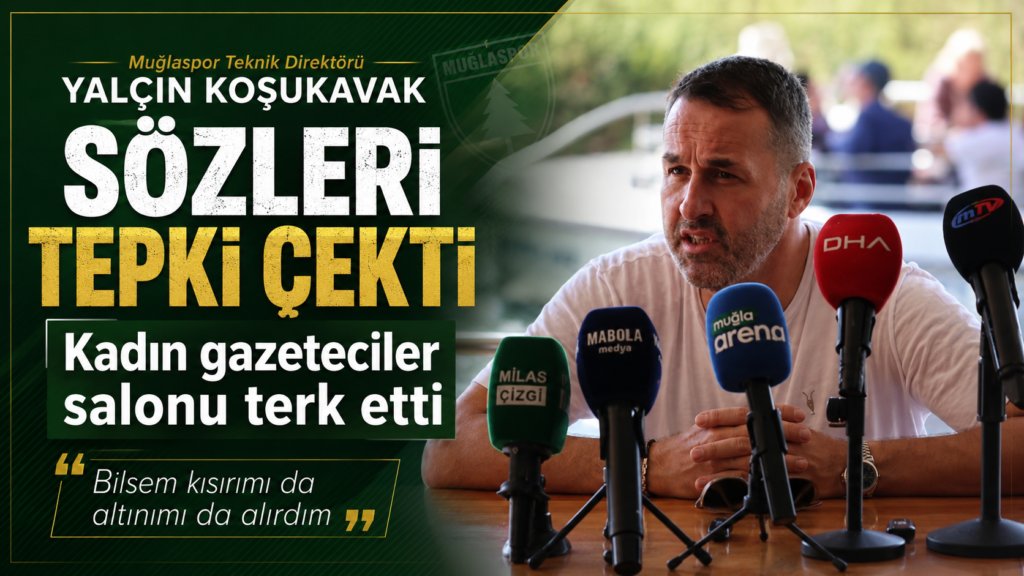 Koşukavak konuştu kadın gazeteciler salonu terk etti