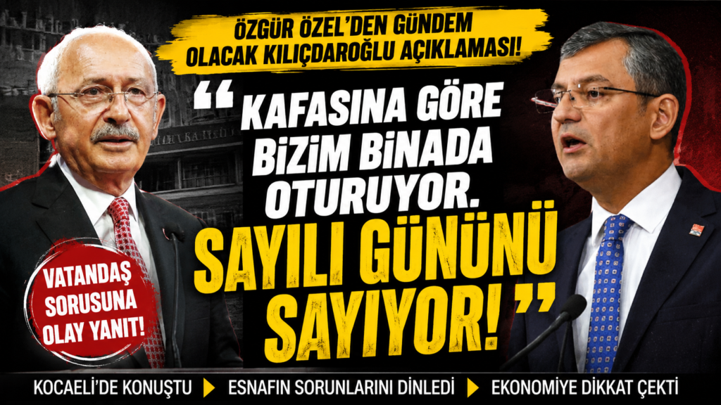 Özel’den Kılıçdaroğlu’na sert mesaj: “Sayılı günü kaldı”