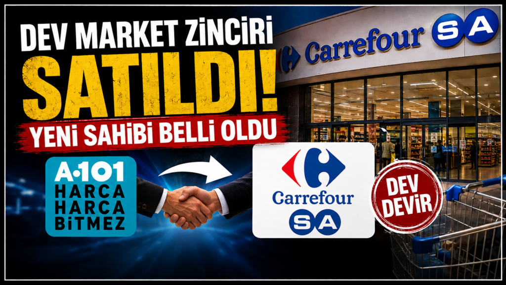 CarrefourSA  A101’e satıldı