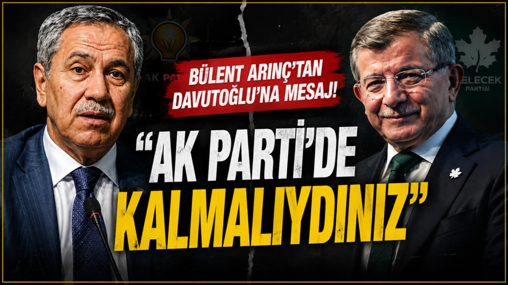 Arınç’tan Davutoğlu’na: “AK Parti’de kalmalıydınız”
