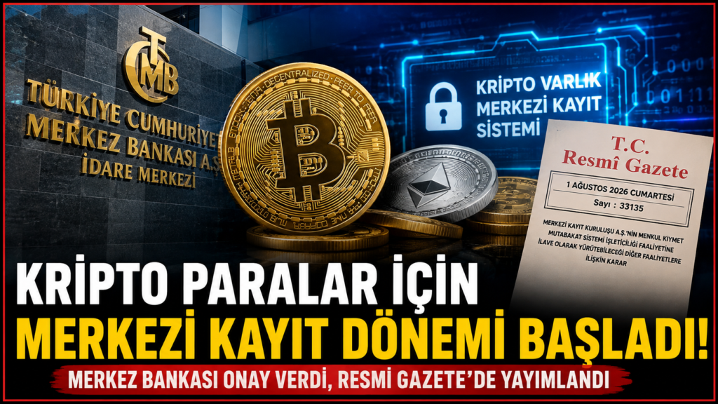 Kripto paralar için merkezi kayıt dönemi resmen başladı