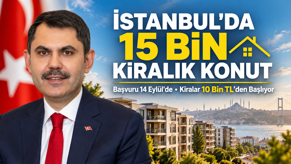 İstanbul’da 10 Bin TL’ye kiralık konut