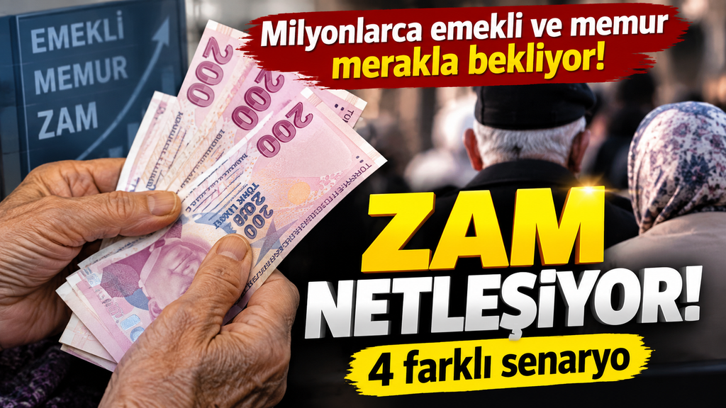 Emekli ve Memurun Zam Tablosu Netleşiyor