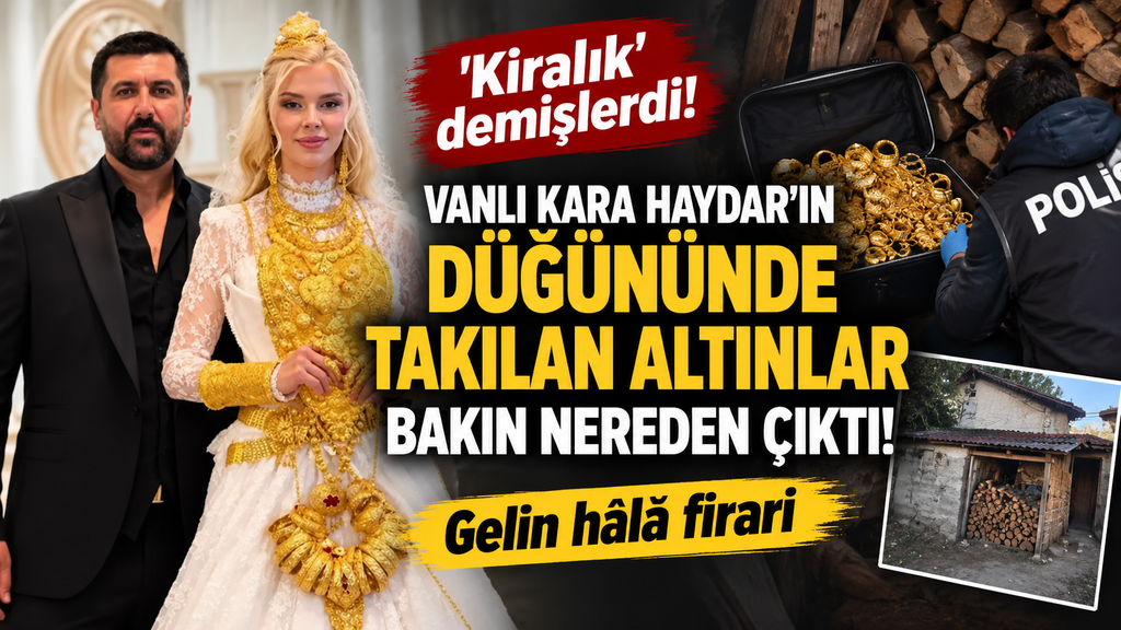Kiralık denilen altınlar bulundu