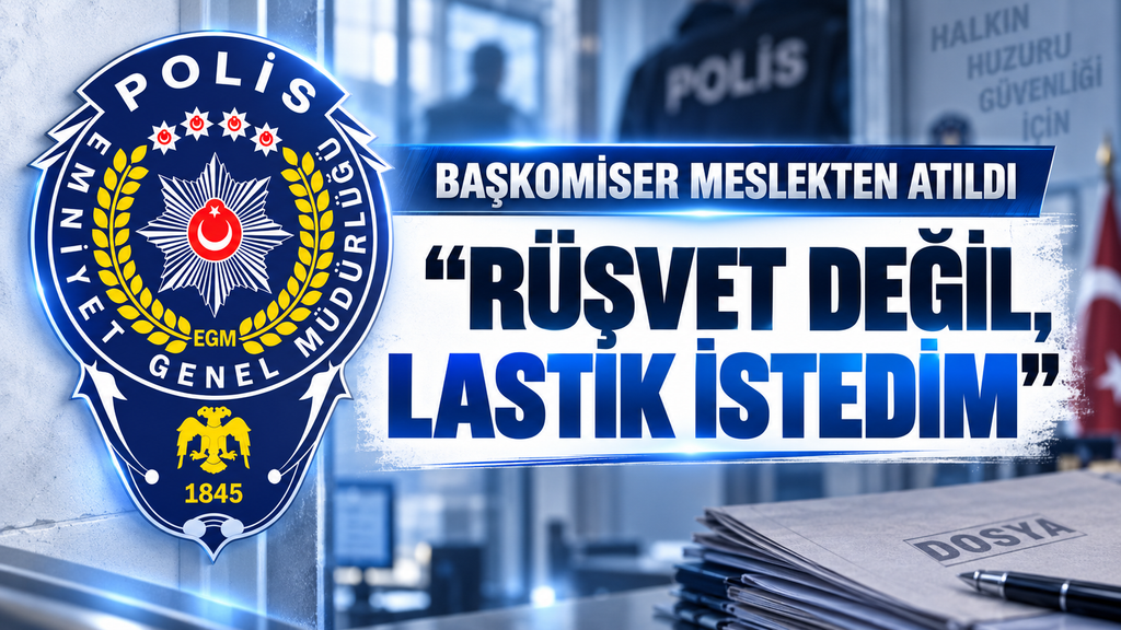 Ekip otosuna lastik istedi meslekten atıldı