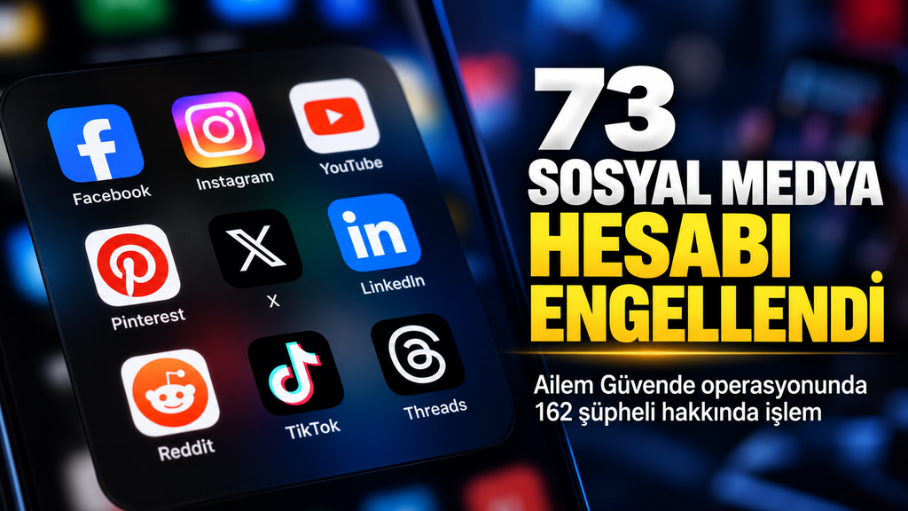 Sosyal Medya hesaplarına operasyon