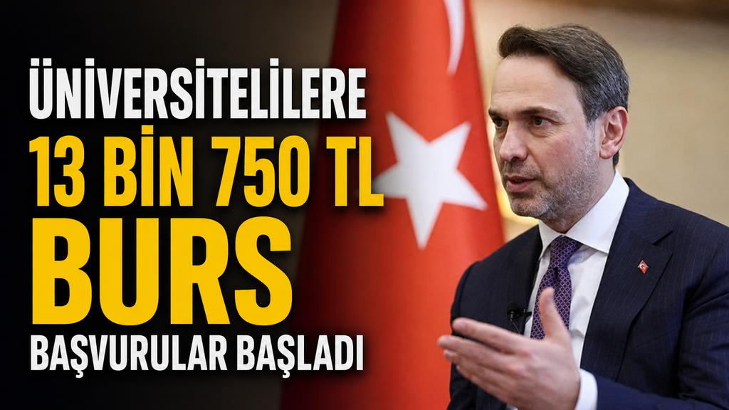 Üniversitelilere 13.750 TL burs