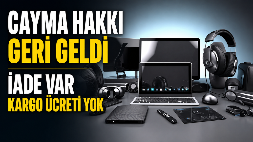 Elektronikte cayma hakkı geri geldi
