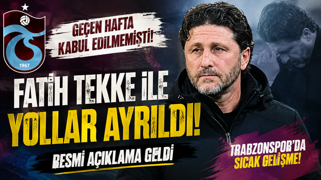 Trabzonspor’da ayrılık resmileşti