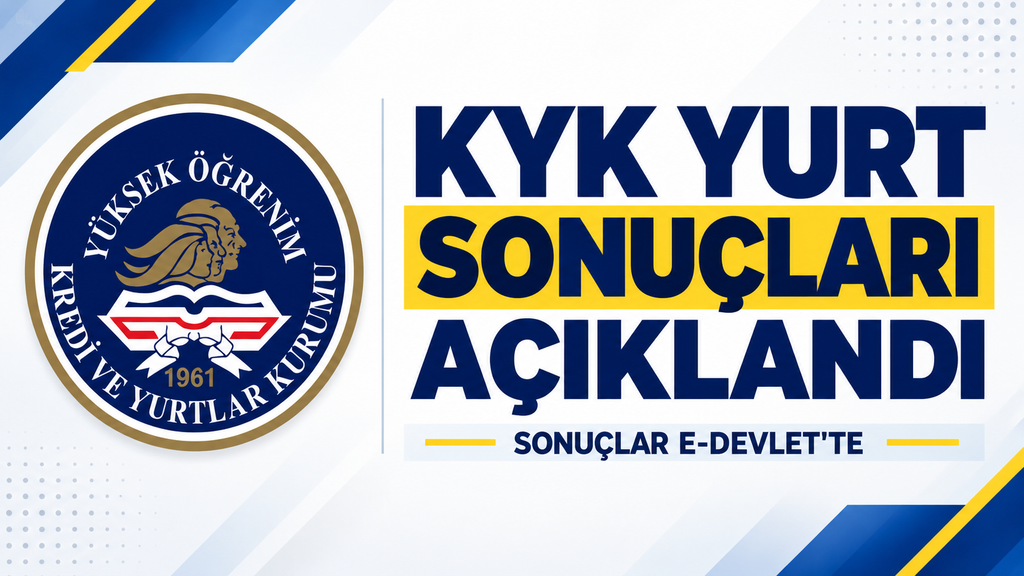 KYK Yurt sonuçları açıklandı