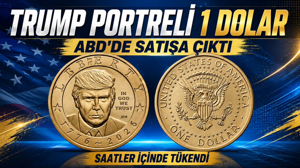 Trump portreli 1 dolarlık madeni para ABD’de satışa çıktı