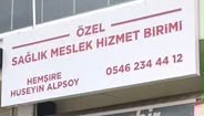 HEMŞİRE HÜSEYİN ALPSOY, ÖZEL SAĞLIK MESLEK HİZMET BİRİMİ İLE HİZMET VERİYOR