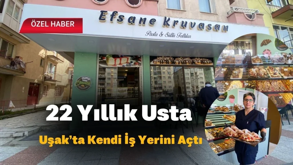 🥐 UŞAK’TA LEZZETİN YENİ ADRESİ: EFSANE KRUASAN! ✨