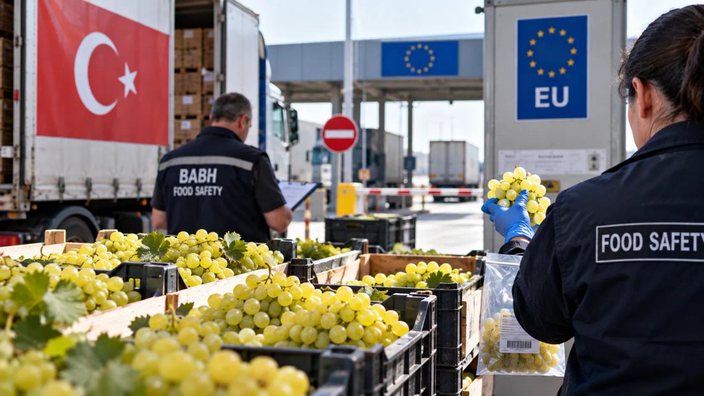 Bulgaristan 14,1 ton Türk üzümünü geri gönderdi