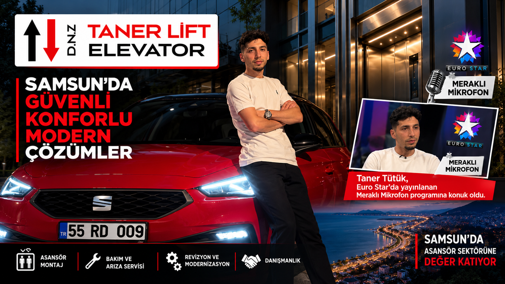 Taner Lift Elevator, Samsun’da Kaliteli Hizmet ve Müşteri Memnuniyetiyle Öne Çıkıyor
